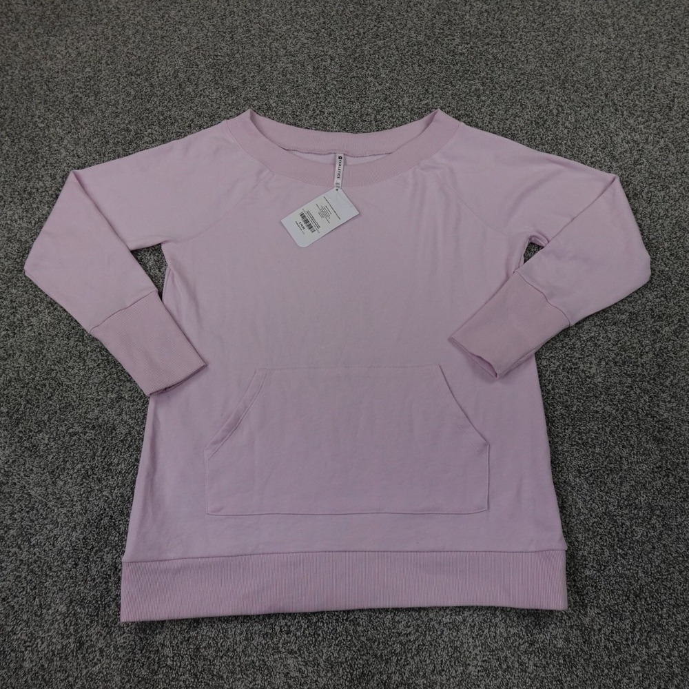 NEW Fabletics Sweater Womens 2XL Pink Purple Pullover Zaylee Sweatshirt Athletic